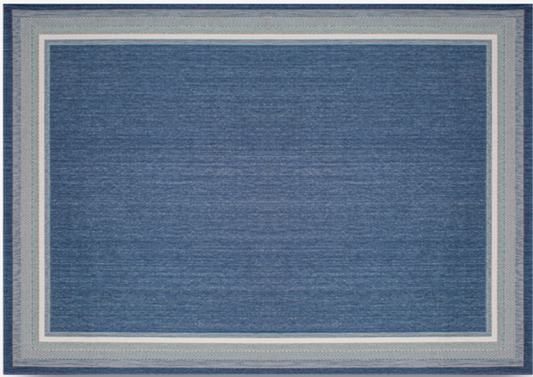 Seaside Harbor - Blue Outdoor Rug