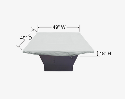 42" - 48" Square Fire Table, Ottoman & Occasional Table Cover