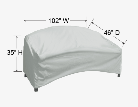 Curved Sofa Cover