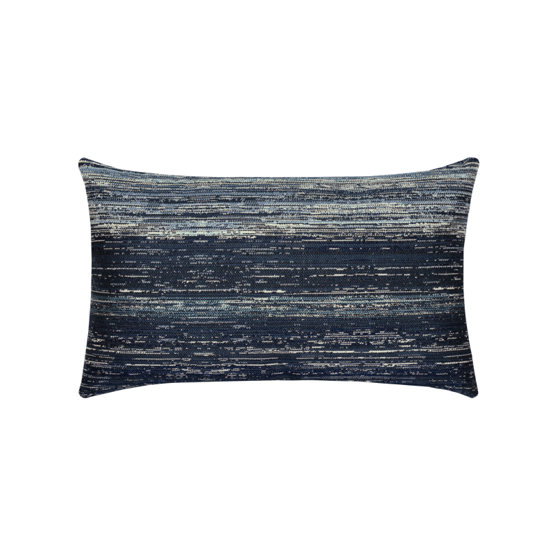 Textured Indigo 12"x20" Toss Pillow