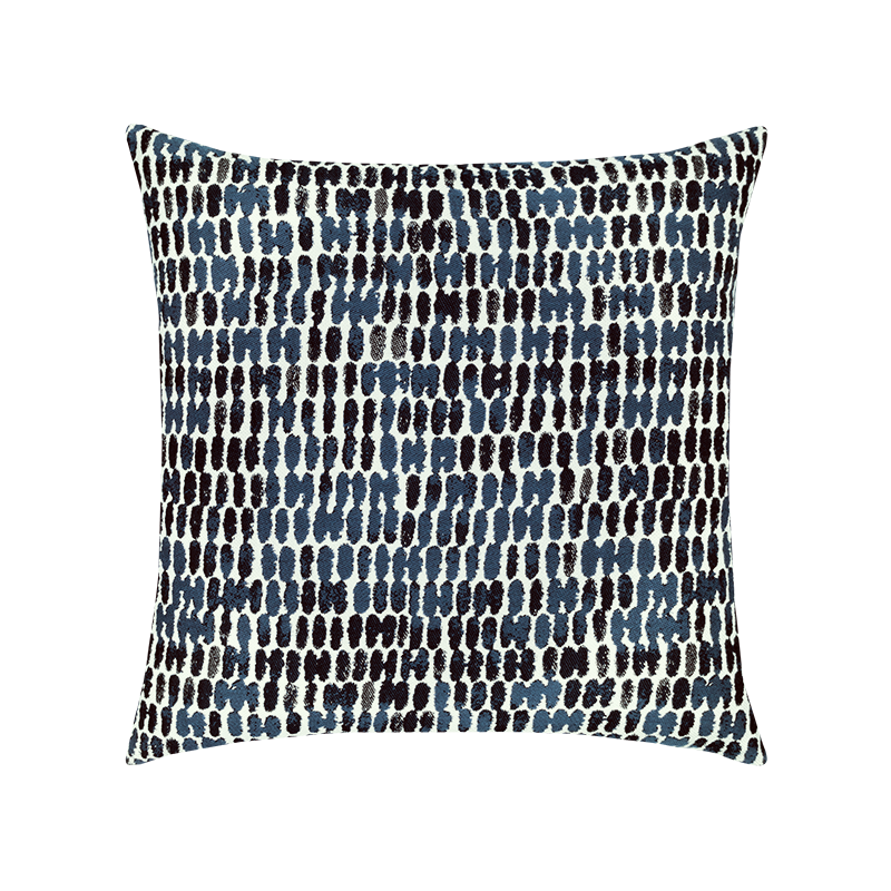 Thumbprint Indigo 20"x20" Toss Pillow