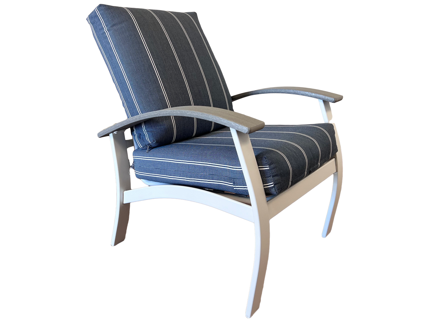 Belle Isle Lounge Chair (Snow/Cape Grey/Equal Ink)