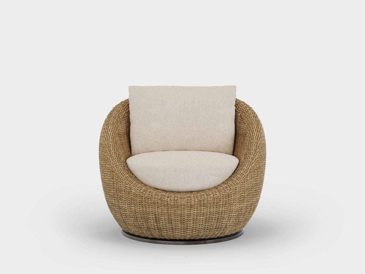 Velo Swivel Chair + Back Cushion