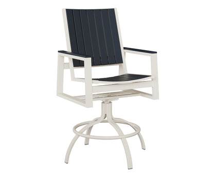 Vida Poly Swivel Bar Chair