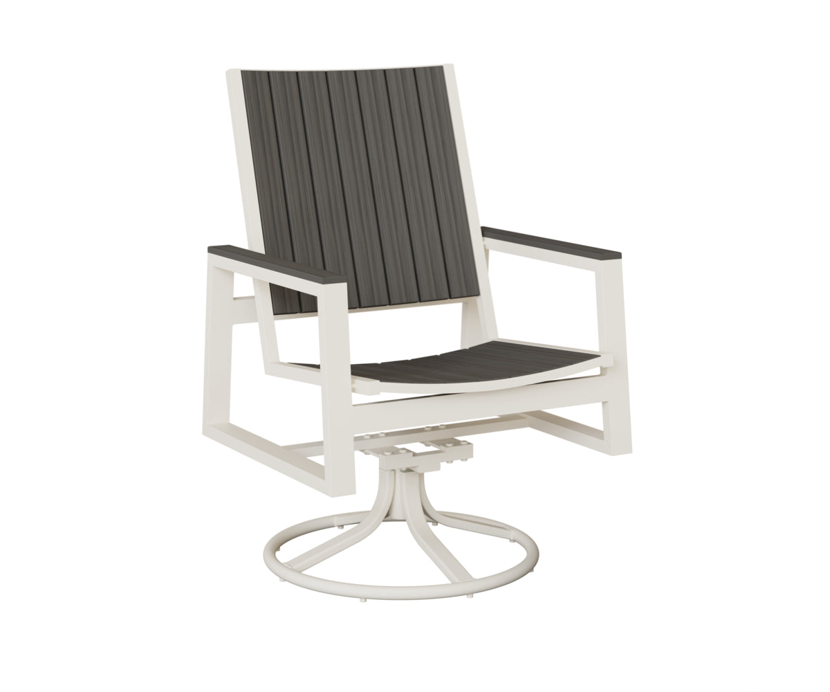 Vida Poly Swivel Rocker Dining Chair