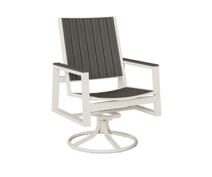 Vida Poly Swivel Rocker Dining Chair