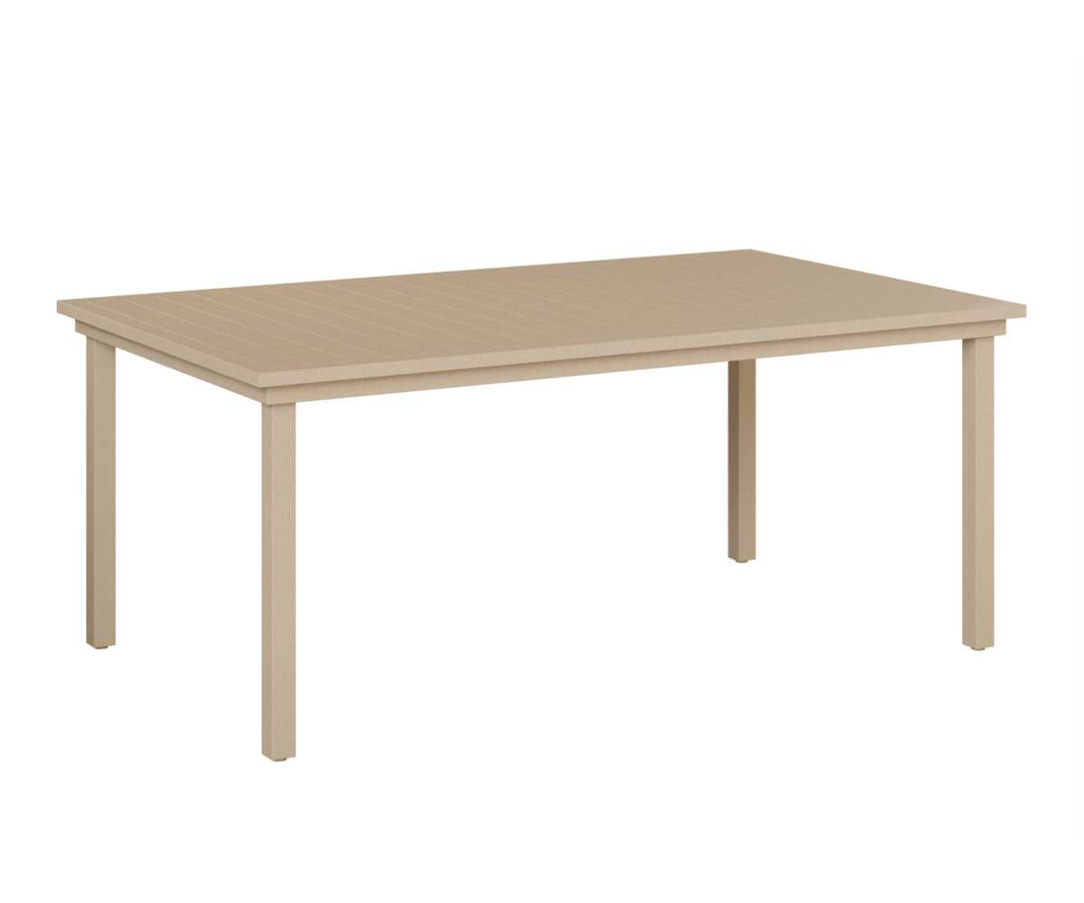Vida 44″ x 73″ Dining Table Aluminum Top