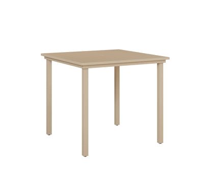 Vida 44″ Square Bar Table Aluminum Top