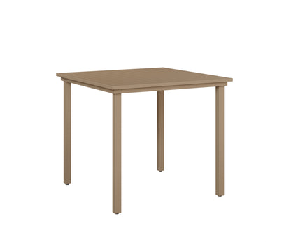 Vida 44″ Square Bar Table Aluminum Top