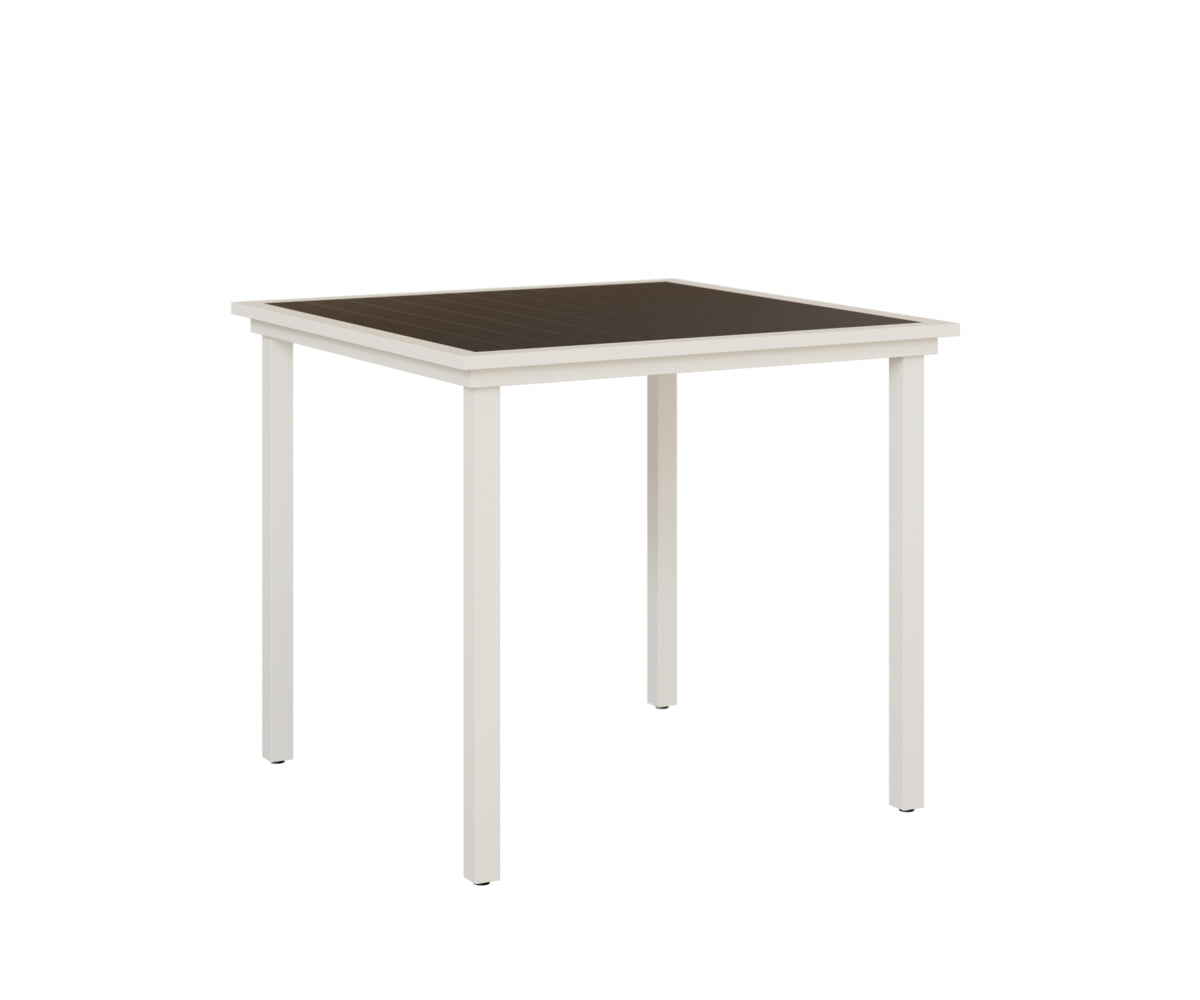 Vida 44″ Square Poly Bar Table