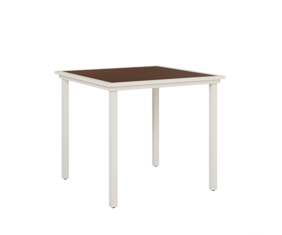 Vida 44″ Square Poly Bar Table