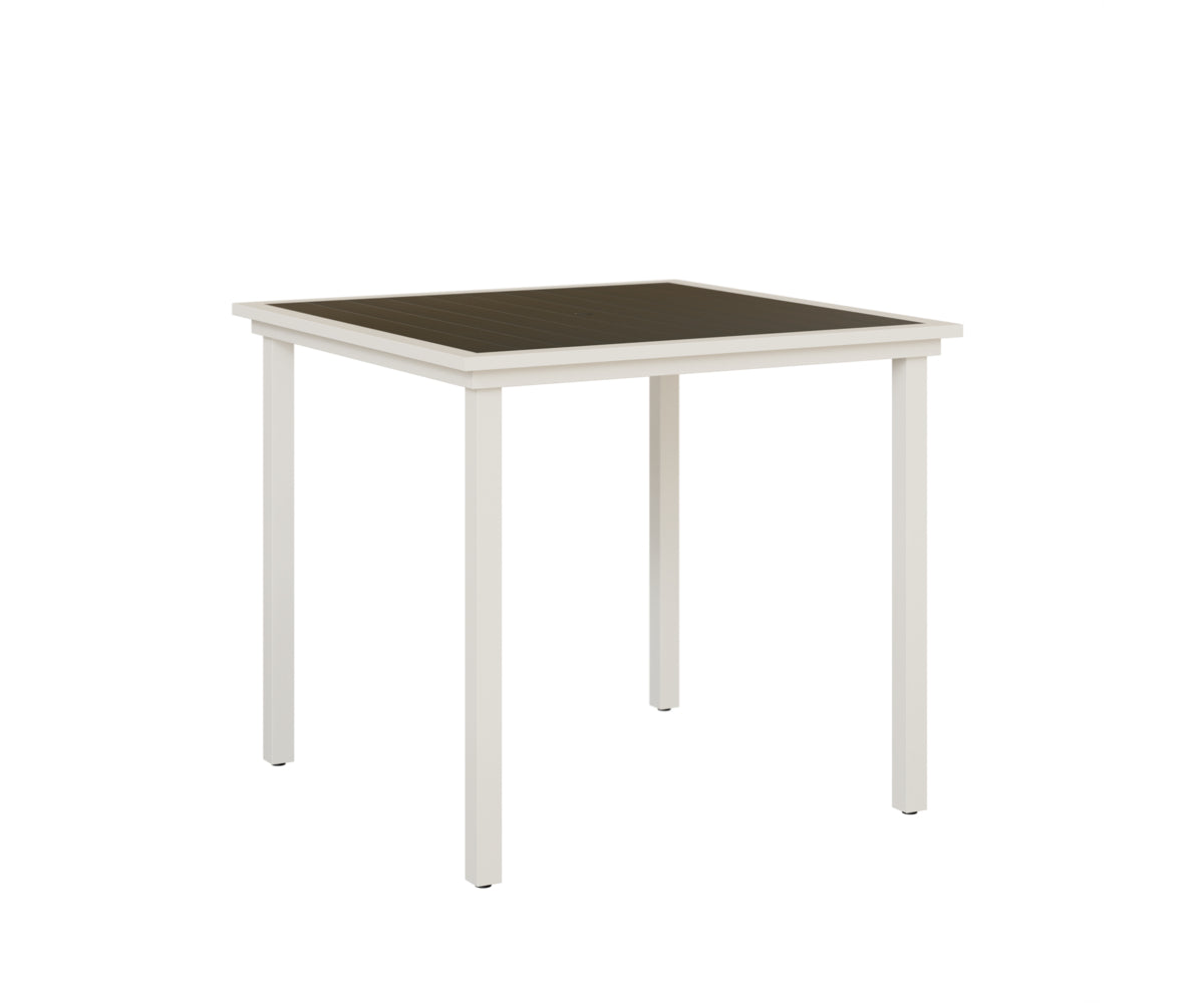 Vida 44″ Square Poly Bar Table
