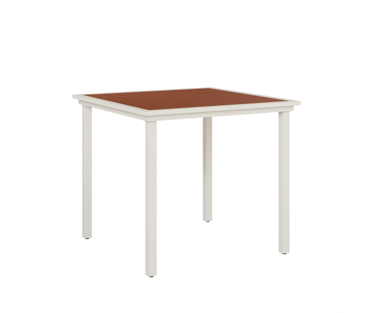 Vida 44″ Square Poly Bar Table