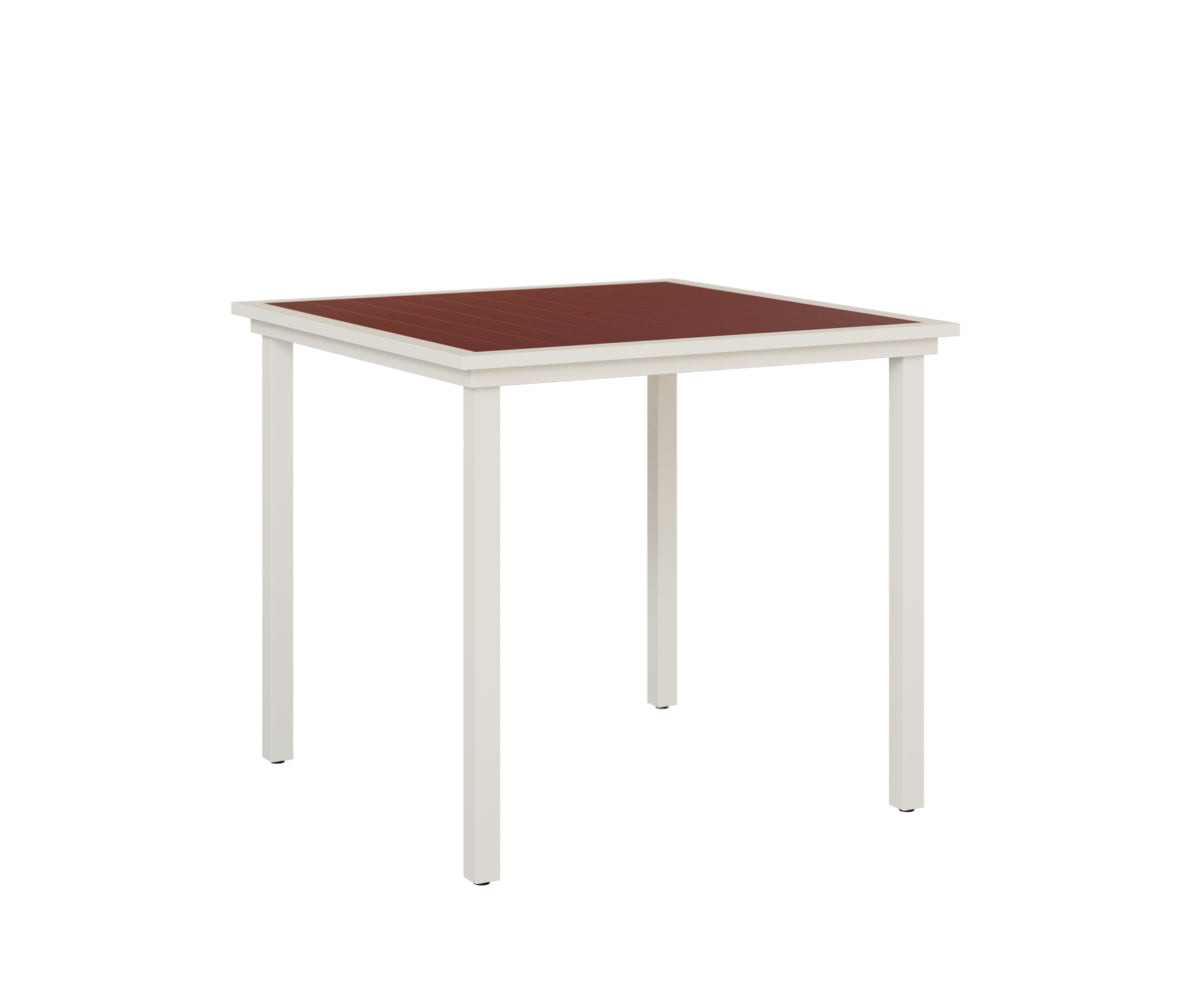 Vida 44″ Square Poly Bar Table