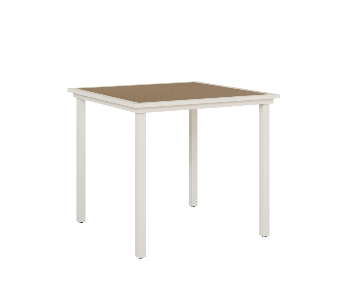 Vida 44″ Square Poly Bar Table