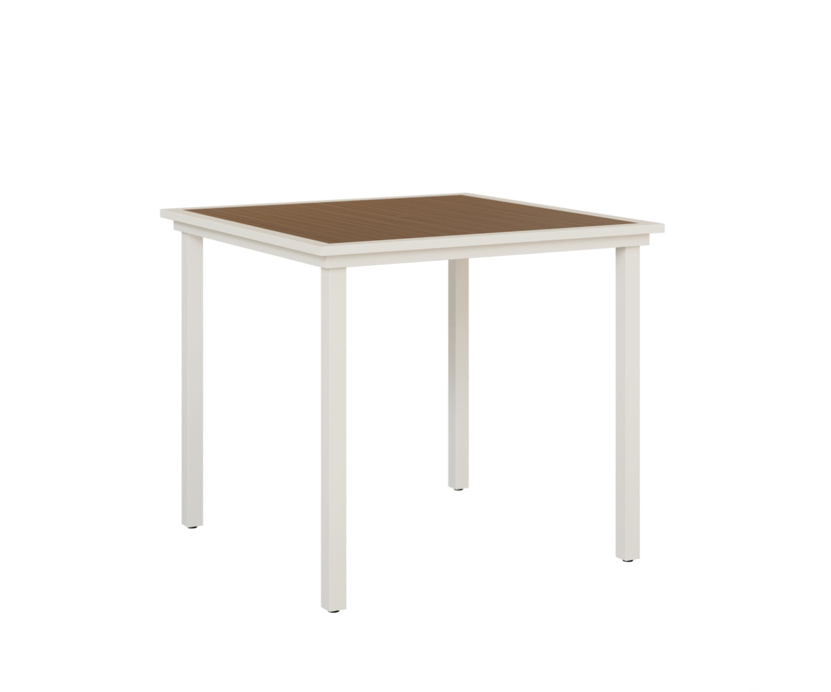 Vida 44″ Square Poly Bar Table