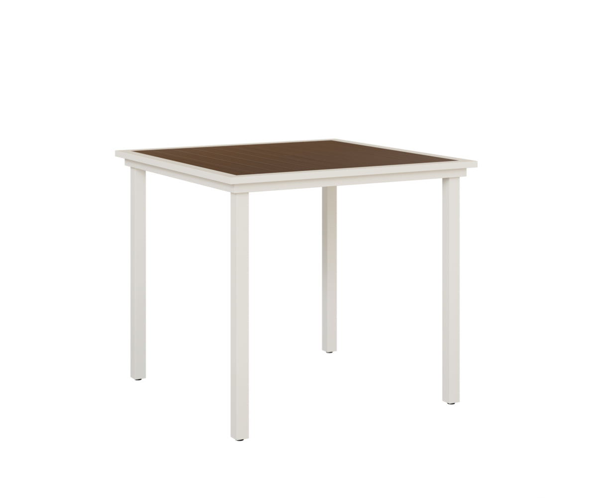 Vida 44″ Square Poly Bar Table