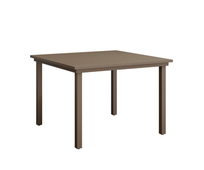 Vida 44″ Square Dining Table Aluminum Top