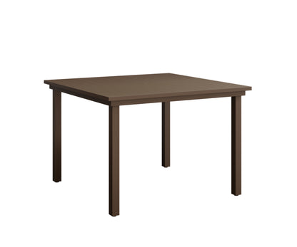 Vida 44″ Square Dining Table Aluminum Top