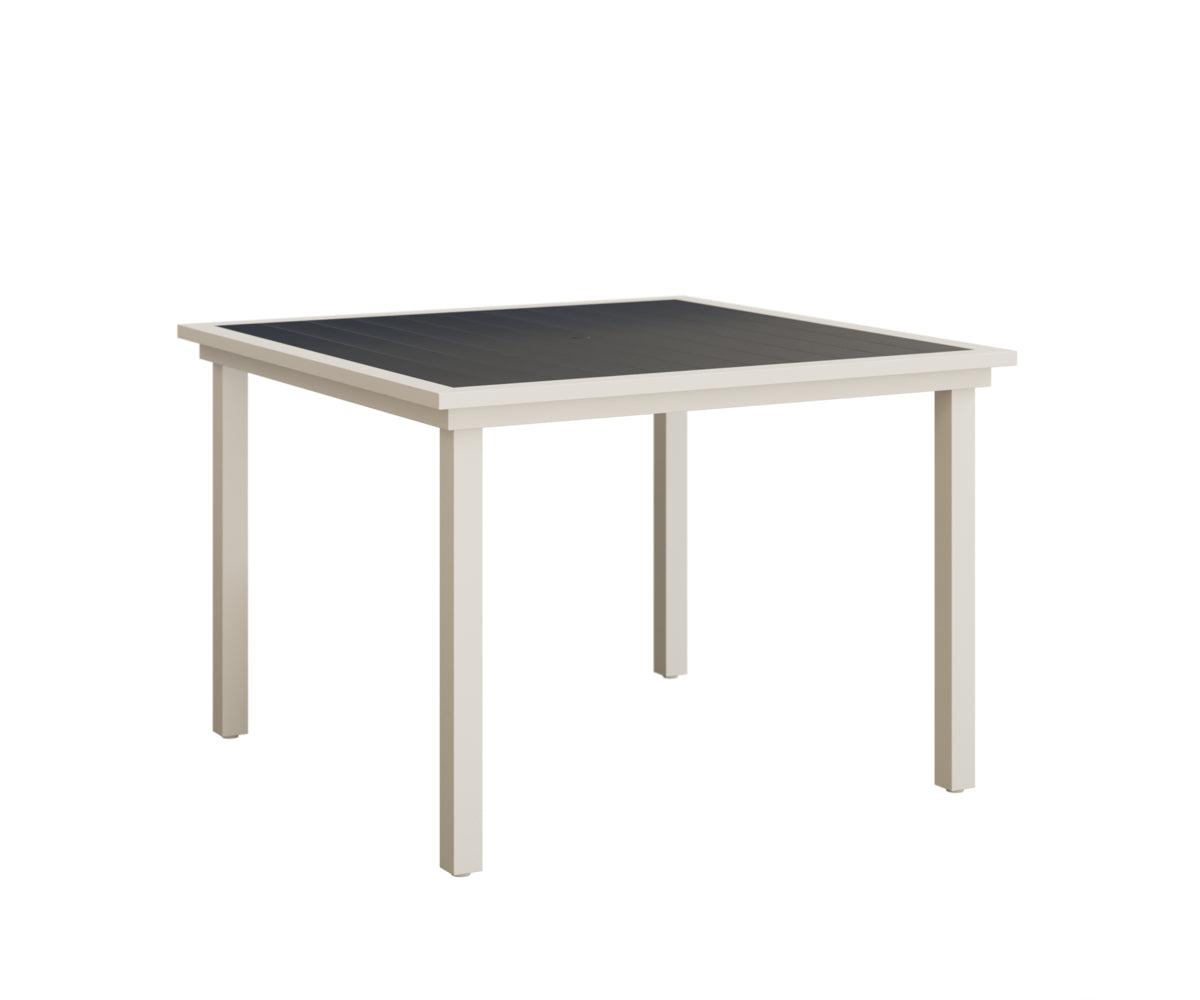 Vida 44″ Square Poly Dining Table