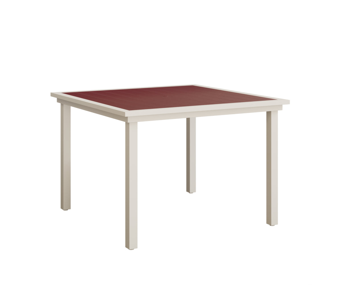 Vida 44″ Square Poly Dining Table