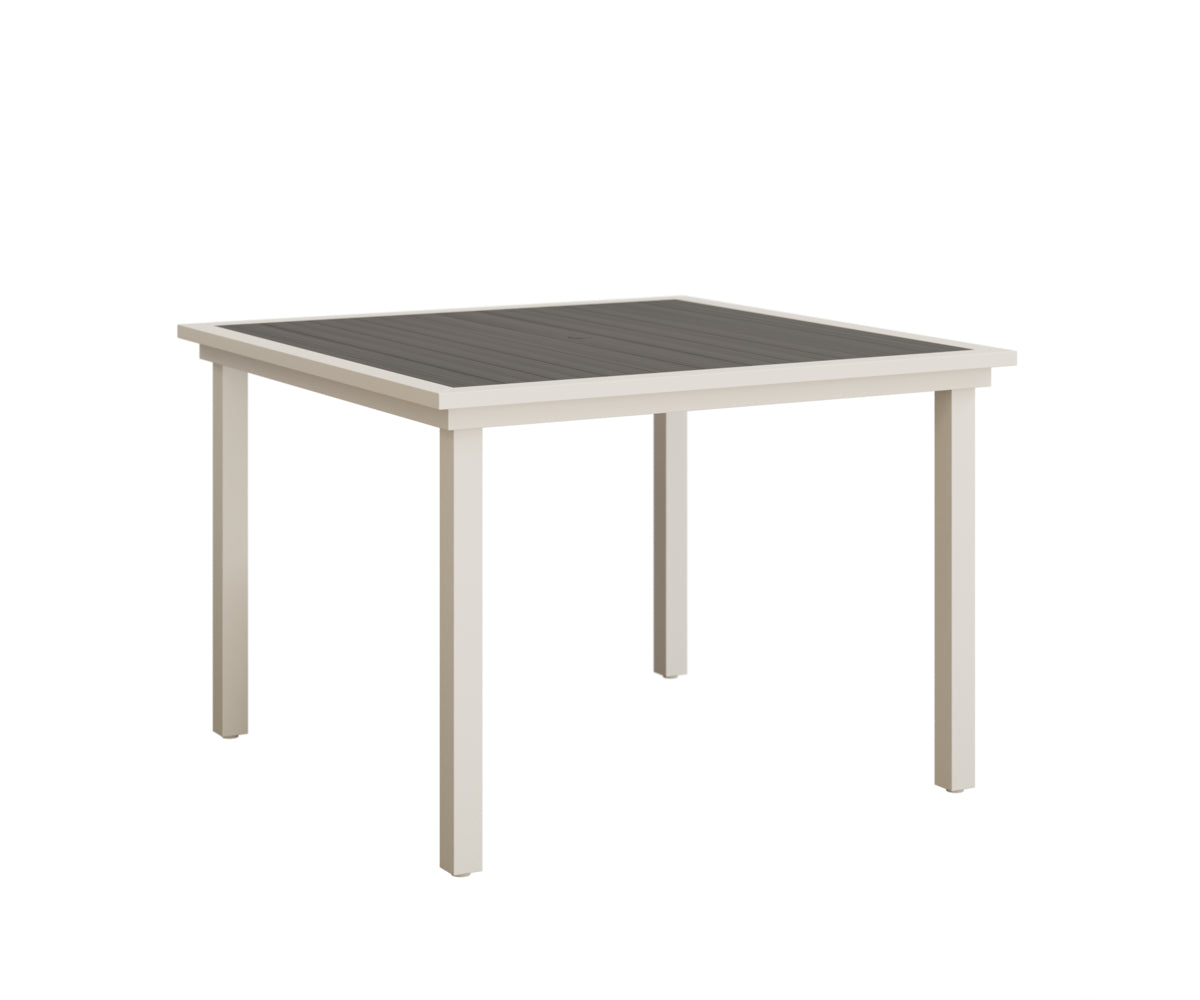 Vida 44″ Square Poly Dining Table