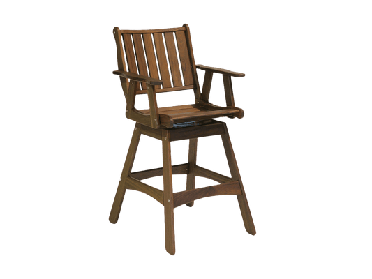 Heritage Integra Swivel Hi Dining Arm Chair | Classic Ipe