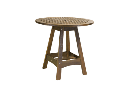 Heritage 41″ Capri Round Hi Dining Table | Classic Ipe