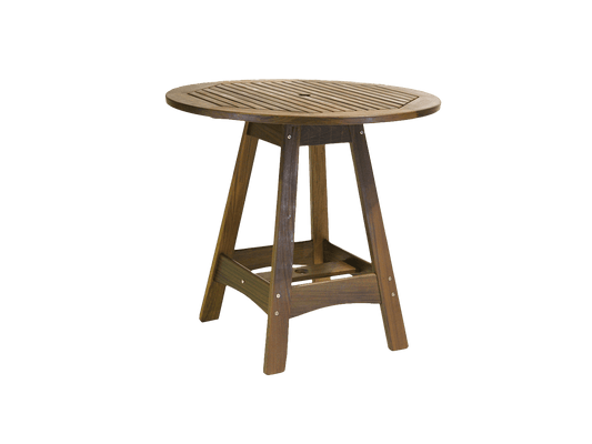 Heritage 41″ Capri Round Hi Dining Table | Classic Ipe