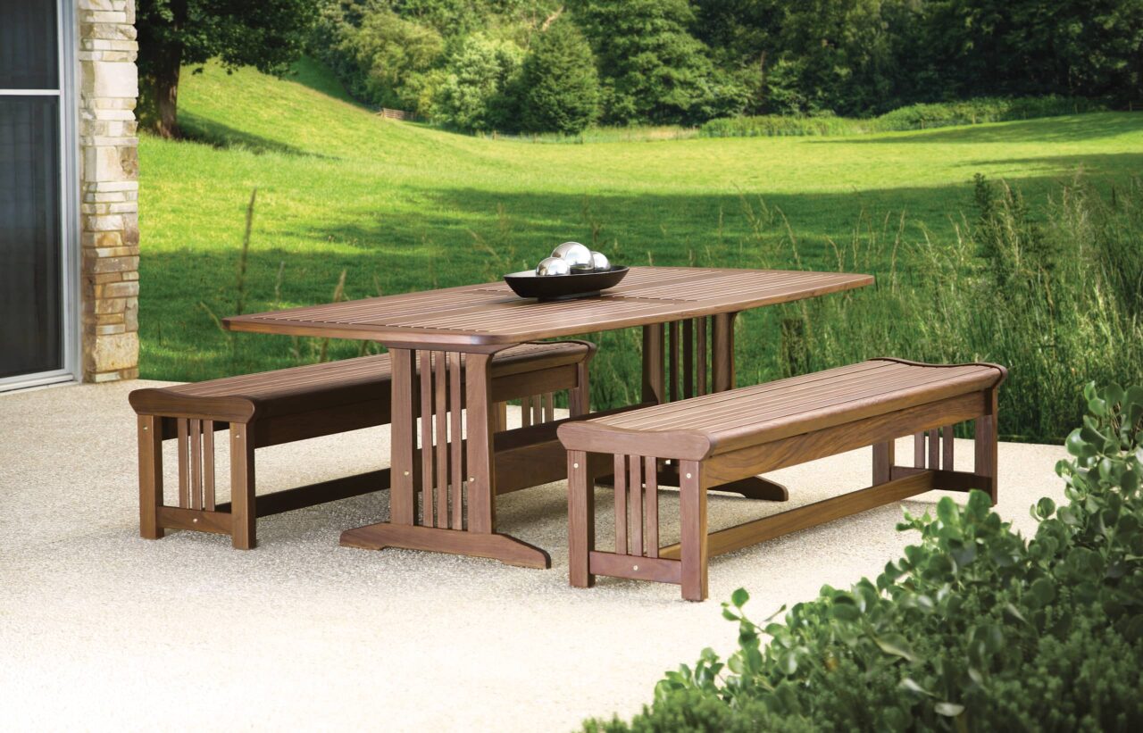 Heritage 90″ Bunbury Rectangular Dining Table | Classic Ipe