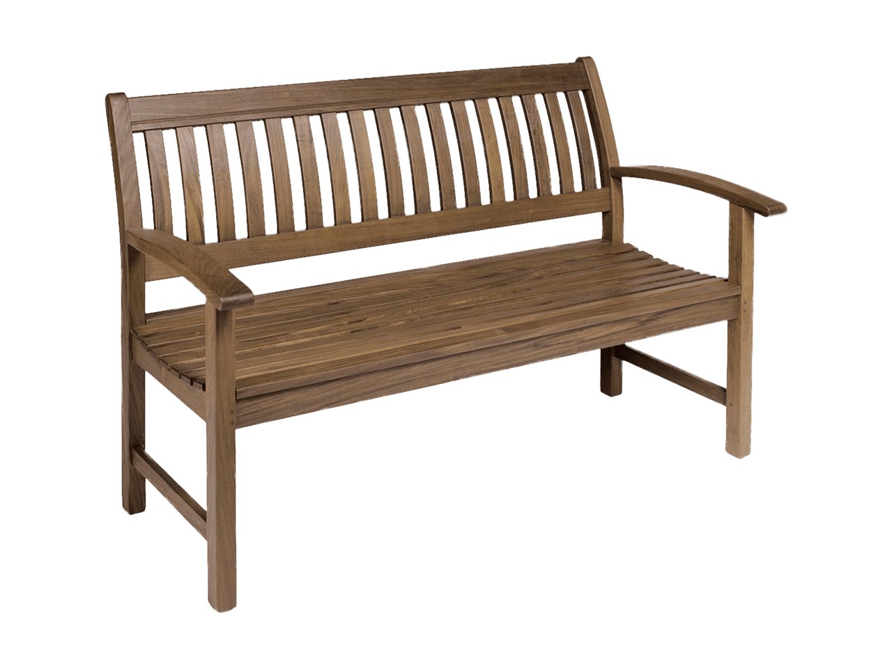 Heritage 55″ Garden Bench with Arms | Classic Ipe