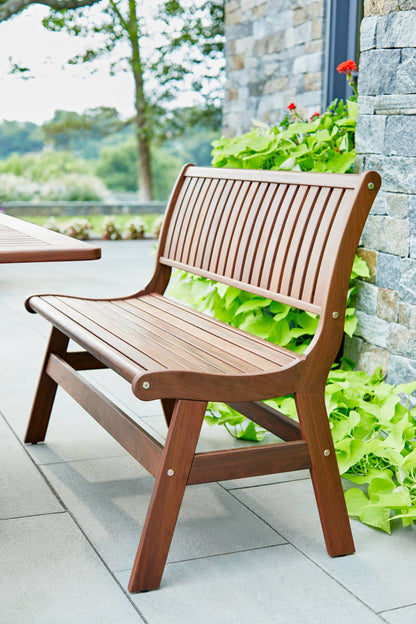 Heritage 43″ Amber Bench | Classic Ipe