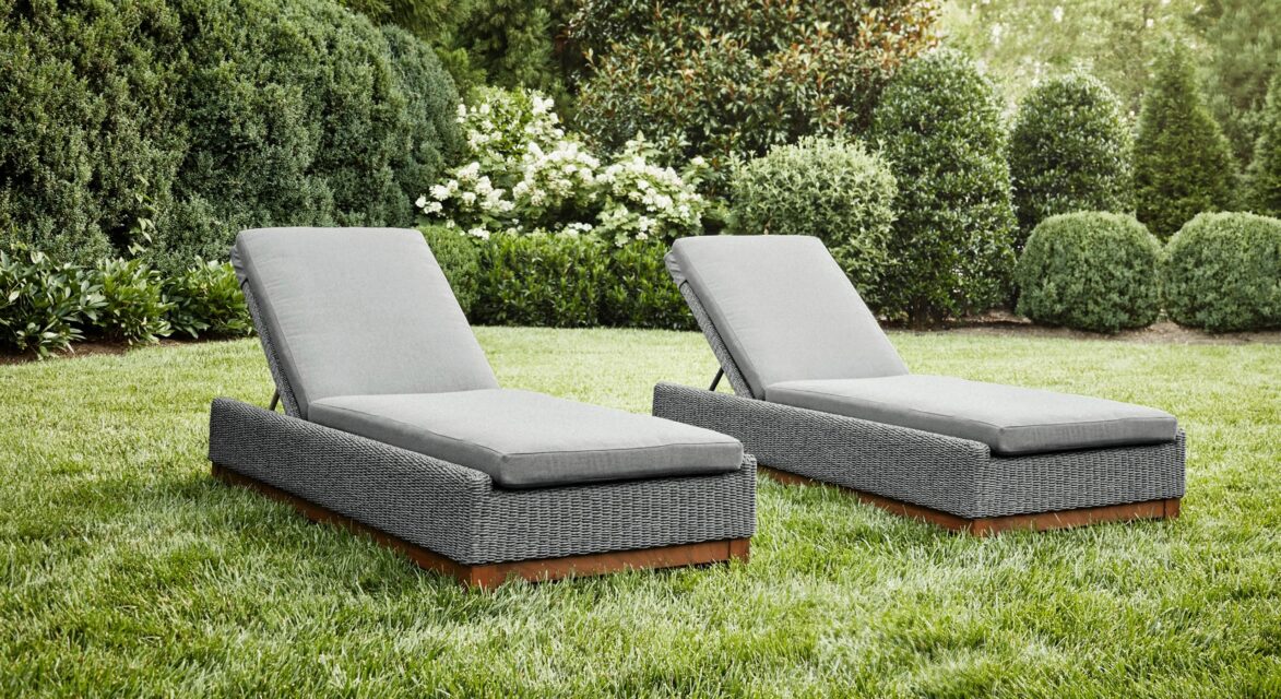 Coral Chaise Lounge