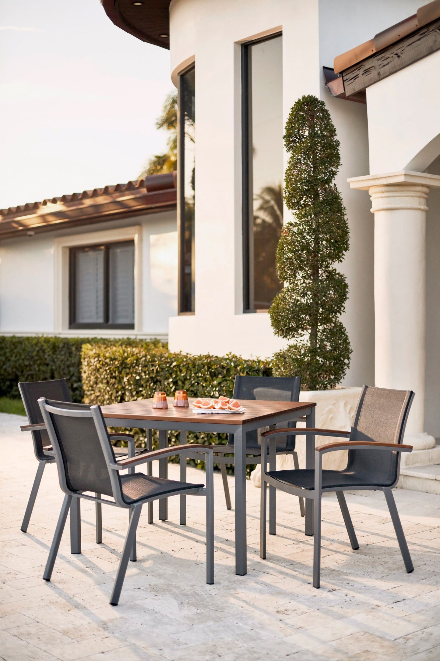 Harmony Stacking Sling Arm Chair