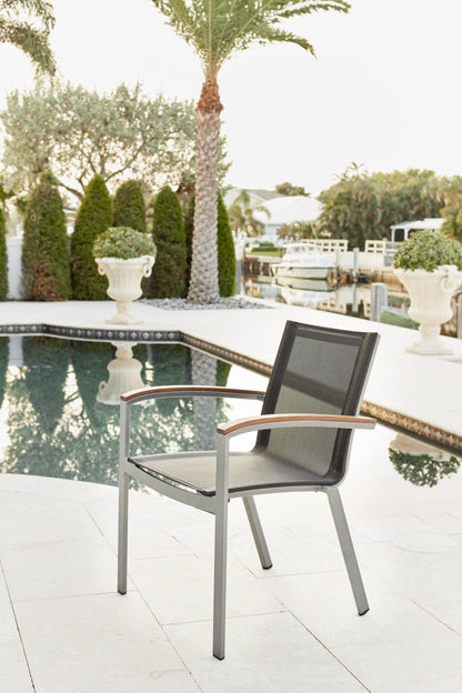 Harmony Stacking Sling Arm Chair