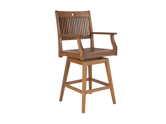 Opal Swivel Hi Dining Arm Chair