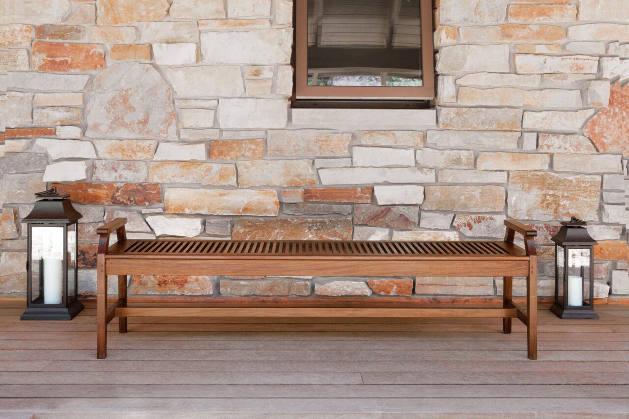 Opal 72″ Bench with Arms