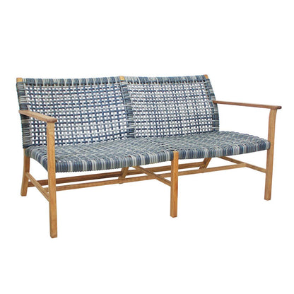 Catherine Teak Club Settee