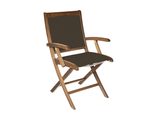 Topaz Folding Sling Arm Chair